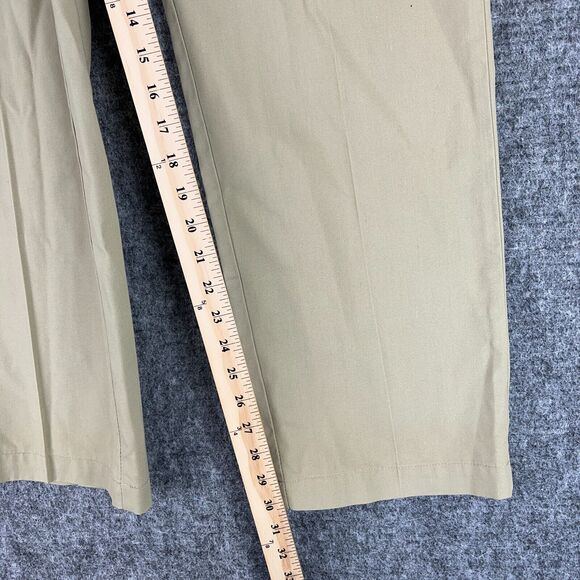 Dickies Pants Mens 32 Beige Chino Workwear Vintage 80s USA Skater Punk - Picture 7 of 8